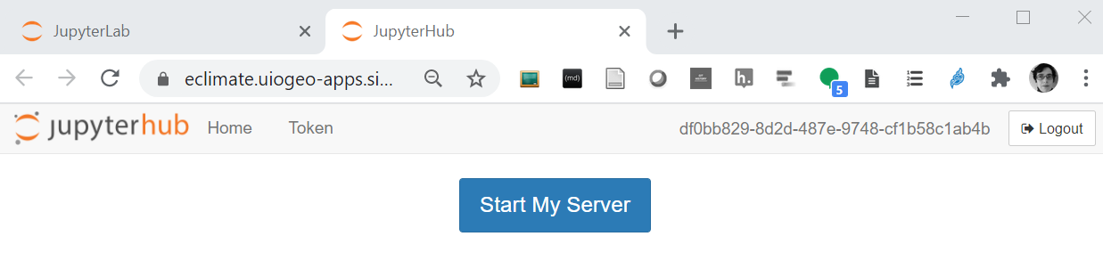 Start server